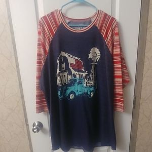 Long 3/4 sleeve shirt